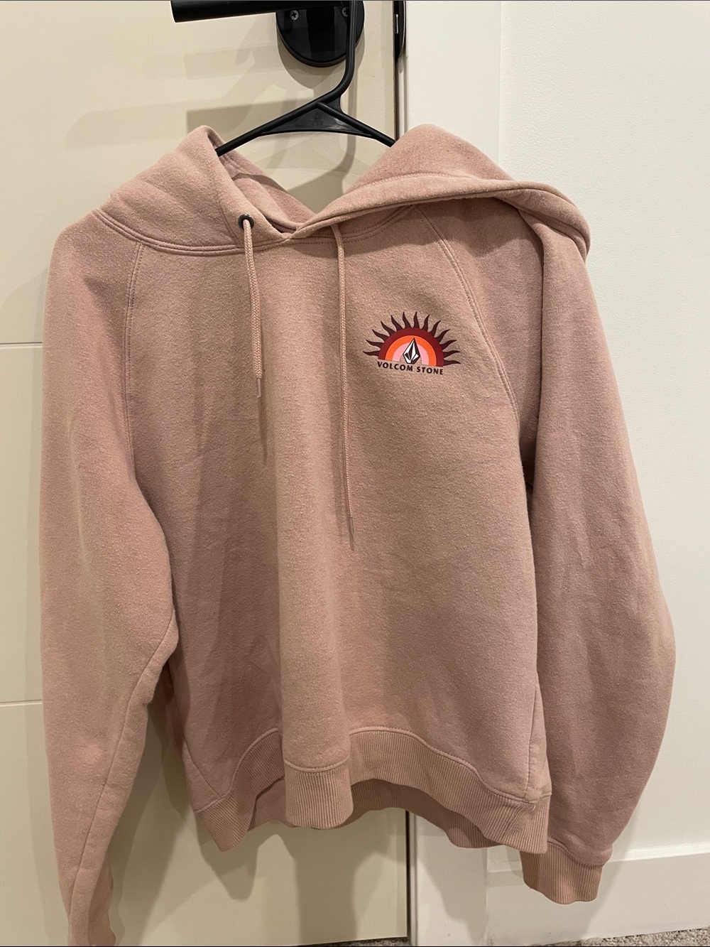 Volcom Dusty Pink Stone Sun Pullover Hoodie